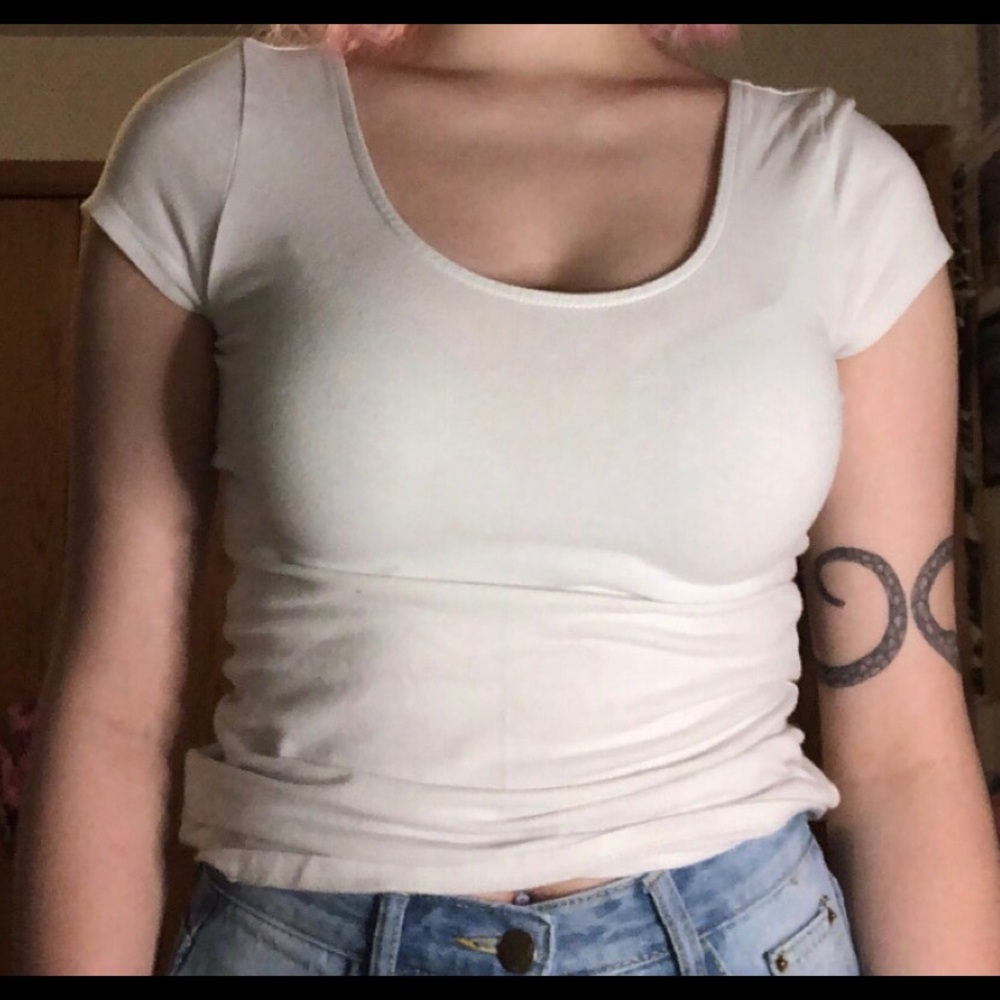 White dress top